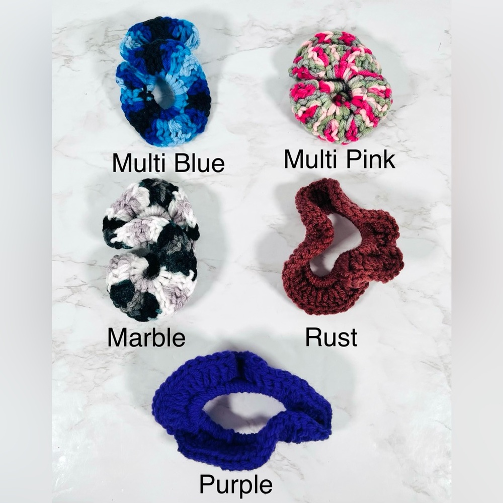Pick 2 Crochet Scrunchies - Picture 4 of 5